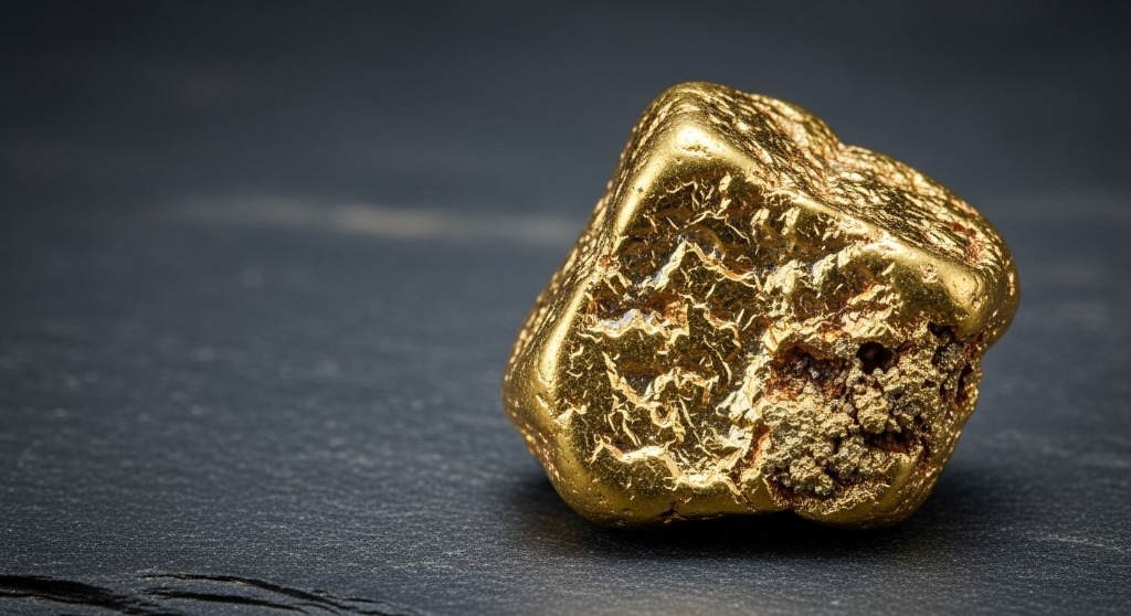 Crystalline Gold Nugget Specimen