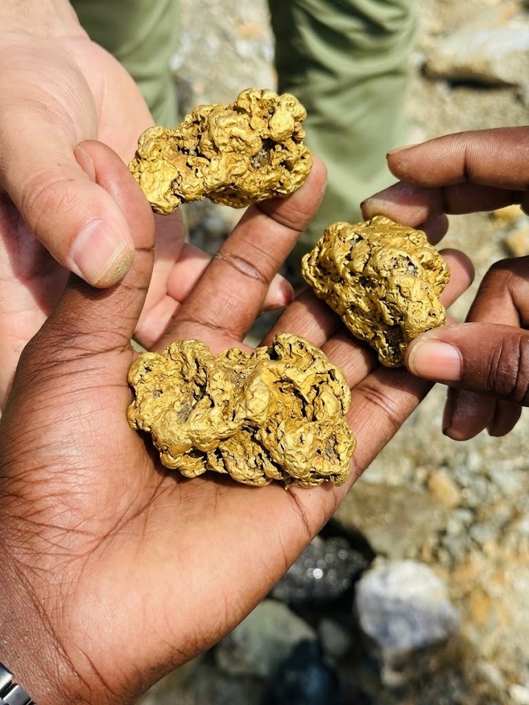 High-Yield Gold Nuggets Trio Inspection
